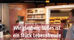 Desktop Screenshot of konditorei-senf.de