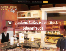 Tablet Screenshot of konditorei-senf.de